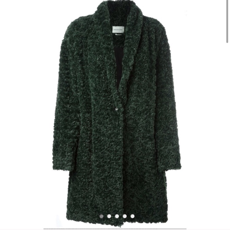 Isabel Marant Etoile Evergreen Adams Coat Sz 10